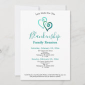 グリーンリンクハートファミリー懇親会テンプレート 招待状 (正面)