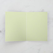 グリーンリンゴとシャンパンガラス、H.Schjerfbeck カード (内部)