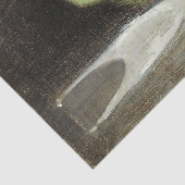 グリーンリンゴとシャンパンガラス、H.Schjerfbeck 薄葉紙 (詳細)