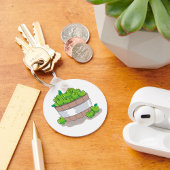 グリーンリンゴのバケツ キーホルダー