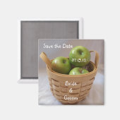 グリーンリンゴの保存日 マグネット (正面/裏面)