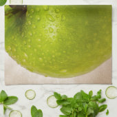 グリーンリンゴ キッチンタオル (折り畳み)