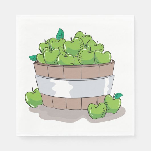 グリーンリンゴ スタンダードランチョンナプキン (正面)