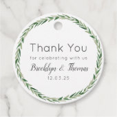 グリーンリーありがとう結婚とう フェイバータグ (正面)