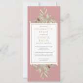 グリーンリーお祝いの生活葬儀社インヴィ 招待状 (正面)