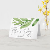 グリーンリーが父の日に初めて新父に贈られる カード (黄色い花)