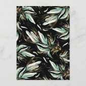 グリーンリーと金ゴールドブラック結婚ズ詳細 エンクロージャーカード (裏面)