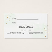 グリーンリーアポイントメントカード (裏面)