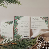 グリーンリーウィンターベリー&パインウォーターカラー詳細 エンクロージャーカード