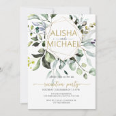 グリーンリーウェディングレセプション招待状 シーズンカード (正面)