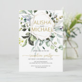グリーンリーウェディングレセプション招待状 シーズンカード (スタンド正面)