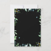 グリーンリーウェディングRSVP 出欠カード (裏面)