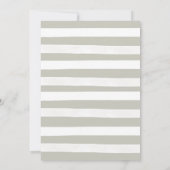 グリーンリーウォーターカラーパンプキン葉誕生日 招待状 (裏面)