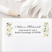 グリーンリーエレガントホワイトロ結婚ーゼル ラベル (インサイチュ)