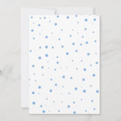 グリーンリーエレファントベビーシャワー招待状 招待状 (裏面)