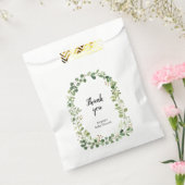 グリーンリーカスタムサンキュークラフト紙バッグ フェイバーバッグ (封をした状態)