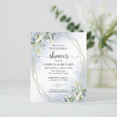 グリーンリーカップルズシャワーバジェット招待状 (スタンド正面)