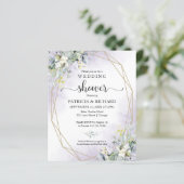 グリーンリーカップルズシャワーバジェット招待状 (スタンド正面)