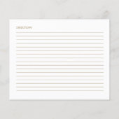 グリーンリーカボチャブライダルシャワーレシピカード (裏面)