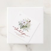 グリーンリーカボチャ秋ブライダルシャワーお気に入りギフトラベル フェイバータグ (インサイチュ)