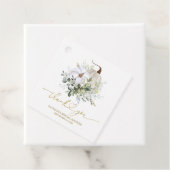 グリーンリーカボチャ秋ブライダルシャワーお気に入りギフトラベル フェイバータグ (インサイチュ)