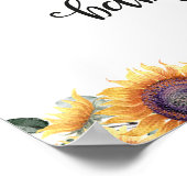 グリーンリーカボチャ秋ベビーシャワー歓迎サイン ポスター (角)