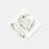 グリーンリーカボチャ秋秋カップル赤ちゃんシャワー スタンダードカクテルナプキン (角)