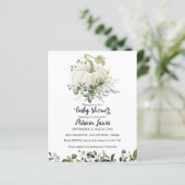 グリーンリーカボンプキンバジェットベビーシャワー招待状 (スタンド正面)