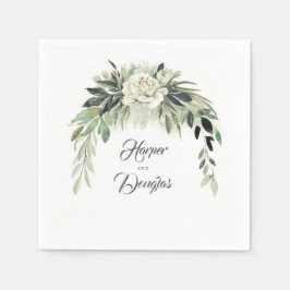 グリーンリーガーランドボタニカル庭園の結婚式 スタンダードカクテルナプキン