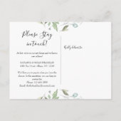 グリーンリーガーランド金ゴールドニューアドレス引っ越しましたアンノ 案内ポストカード (裏面)