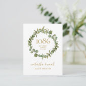 グリーンリーガーランド金ゴールドニューアドレス引っ越しました 案内ポストカード (スタンド正面)