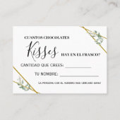 グリーンリーキスバイリンガルゲームカードの数 プレイスカード (裏面)