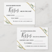 グリーンリーキスバイリンガルゲームカードの数 プレイスカード (正面/裏面)