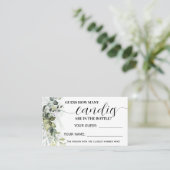 グリーンリーキャンディーズ赤ちゃんシャワーゲームカード プレイスカード (スタンド正面)