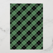 グリーンリークロスゴルフクラブリタイアパーティー 箔招待状 (裏面)