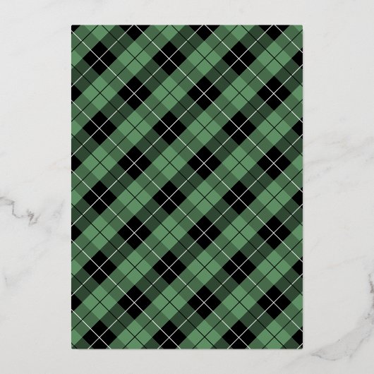 グリーンリークロスゴルフクラブリタイアパーティー 箔招待状 (裏面)