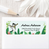 グリーンリーサファリキティ猫 ラベル (インサイチュ)