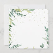 グリーンリーサファリキラフェワイルドワンの誕生日 招待状 (裏面)