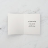 グリーンリーサファリベイビーシャワー折り畳み招待状 招待状 (内部)