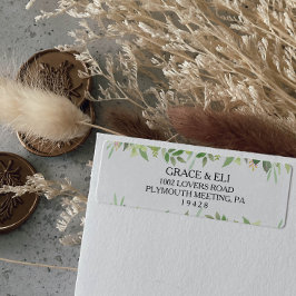 グリーンリーサマーデスティネーション差出人住所ラベル ラベル