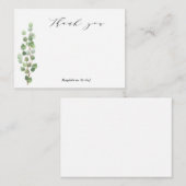 グリーンリーサンキューノートカード ノートカード (正面/裏面)