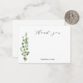 グリーンリーサンキューノートカード ノートカード (正面/裏面インサイチュ)