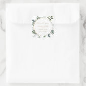 グリーンリーサンキュー結婚金ゴールド スクエアシール (バッグ)