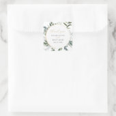 グリーンリーサンキュー結婚金ゴールド スクエアシール (バッグ)