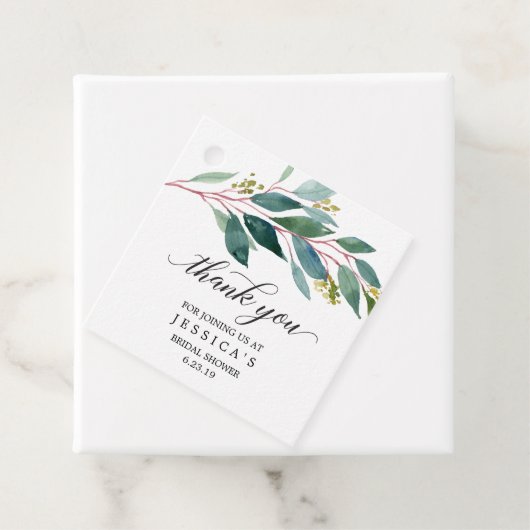 グリーンリーサンクユーメッセージカード フェイバータグ (インサイチュ)