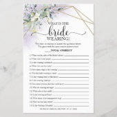 グリーンリーザ花嫁は何ゲームブライダルフライ チラシ (正面)