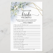 グリーンリーザ花嫁は何ゲームブライダルフライ チラシ (正面)