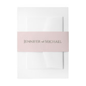 グリーンリーシンプルエレガントな結婚式 招待状ベリーバンド (正面例)