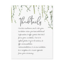 グリーンリースのディテール封筒カード