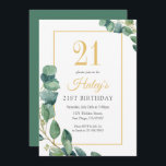 グリーンリースシック金ゴールド&セージ21st誕生日 招待状<br><div class="desc">祝スタイルでシックな金ゴールド&セージ誕生日招待状，緑のリースのデザイン素晴らしを搭載。この招エレガント待は、柔らかいセージの色合いと豪華な金ゴールドアクセントを美しくブレンドし、洗練された魅力的なあらゆる誕生祝いに最適な外観。この招待の中心は、自然の美しい感を呼び起こすために複雑に設計された緑豊かなリースである。リースを取り囲む繊細な金ゴールド要素は、魅力のtouchを加え、親密な集まりと壮大なお祝いの両方に理想的である。*カスタムデザインの詳細は連絡Youtopia Officialを参照のこと。*</div>
